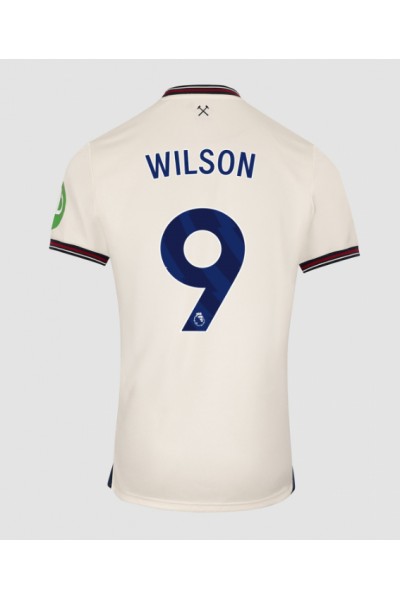 West Ham United Callum Wilson #9 Jalkapallovaatteet Vieraspaita 2025-26 Lyhythihainen West Ham United Callum Wilson #9 Jalkapallovaatteet Vieraspaita 2025-26 Lyhythihainen